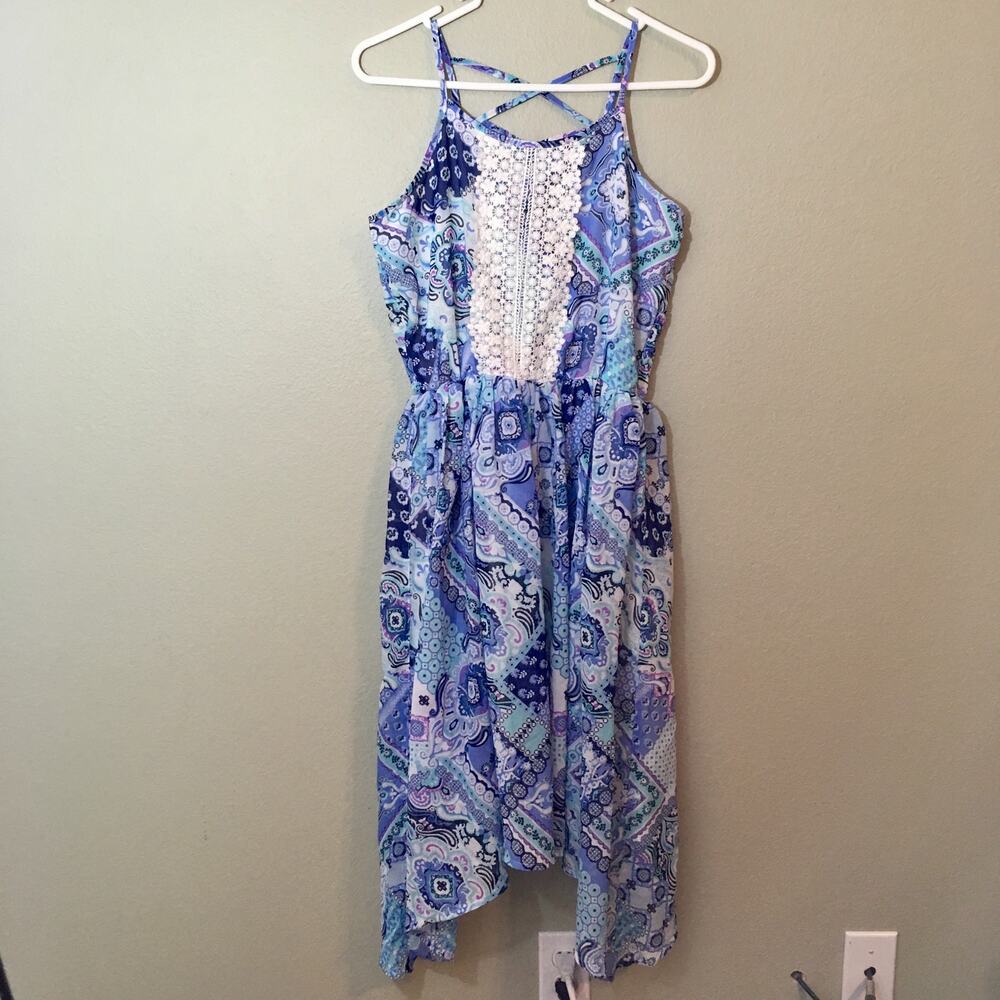 Children's Place Sharkbite Paisley Dress